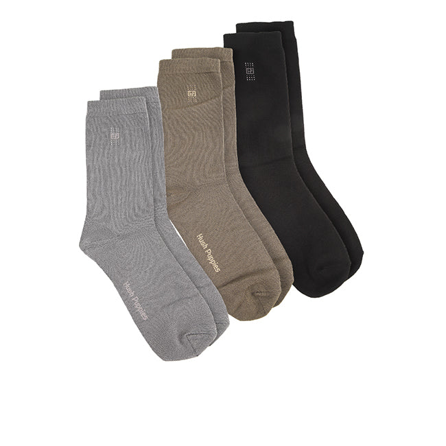 Socks Hugo M Crew Sock In Br/Bk/Gy