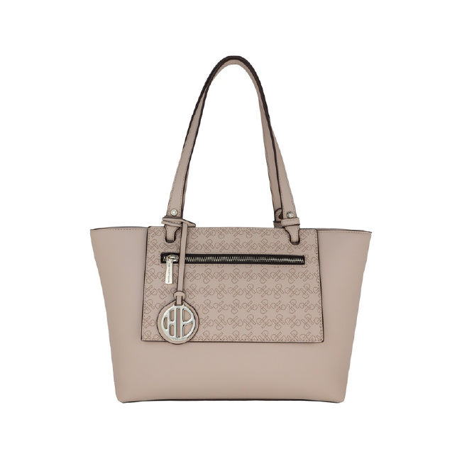 Mono Tote (M) In Beige