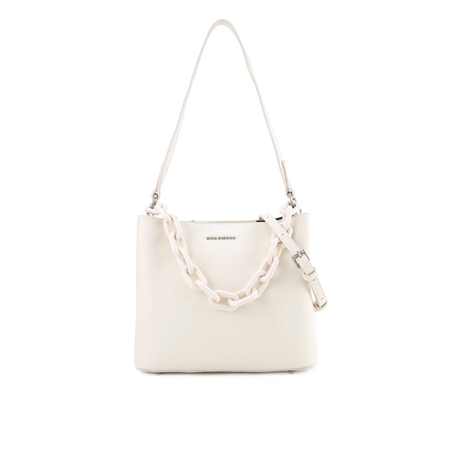 Linsie Satchel (M) In Off White