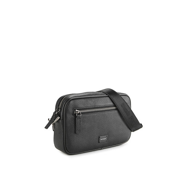 Fugol Clutch/Messenger Bag In Black