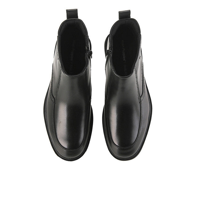 Alpha Zip Boots In Black