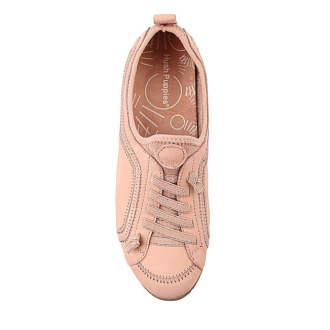 Sneakers Ladies Casual - Qualify In Pale Peach Nubuck