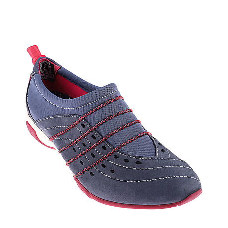 Slip On Energize In Navy Nubuck