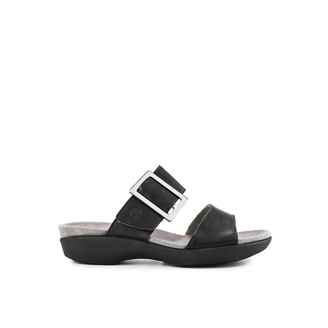 Hush Puppies Shoes Wanita Dorri 2 Band Slide In Black