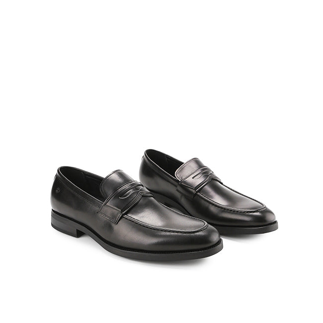 Loafers Fiddler Saddle Loafer In Black