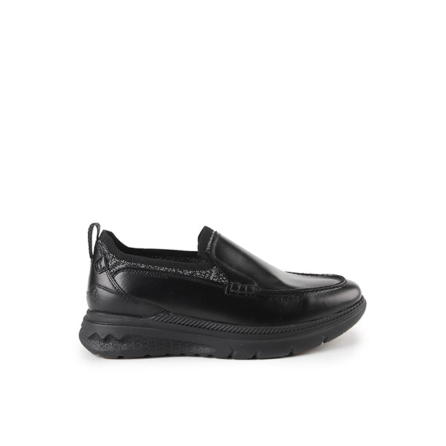 Excel Loafer In Bold Black Leather