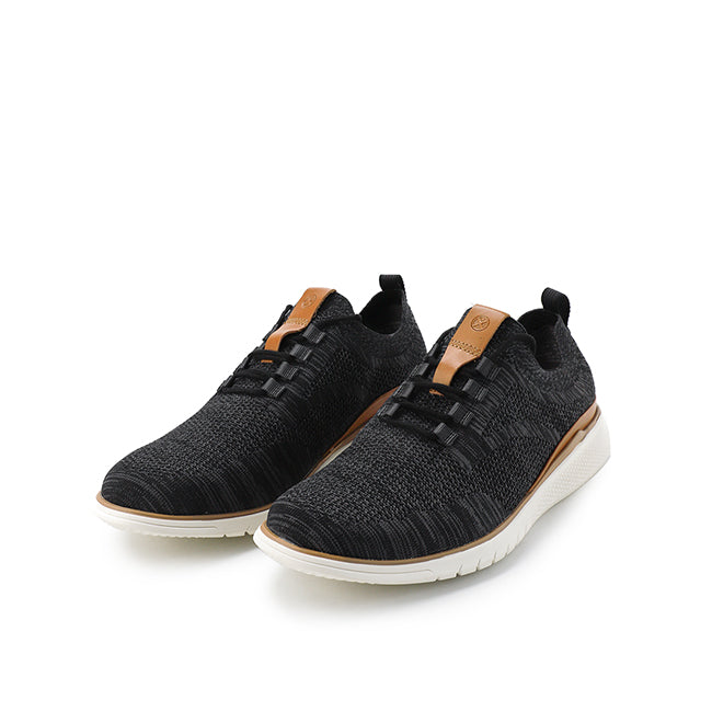 Sneakers Advance Knit Laceup In Bold Black Knit