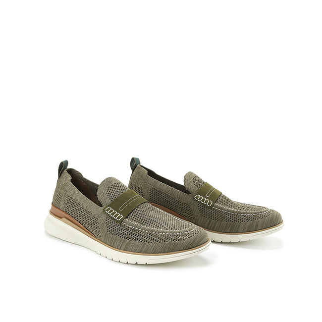 Loafers Advance Knit Loafer In Dark Olive Knit