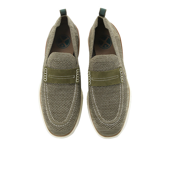 Loafers Advance Knit Loafer In Dark Olive Knit