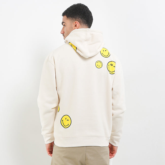 Hoodie Be Kind X Smileyworld Hoodie In Cream