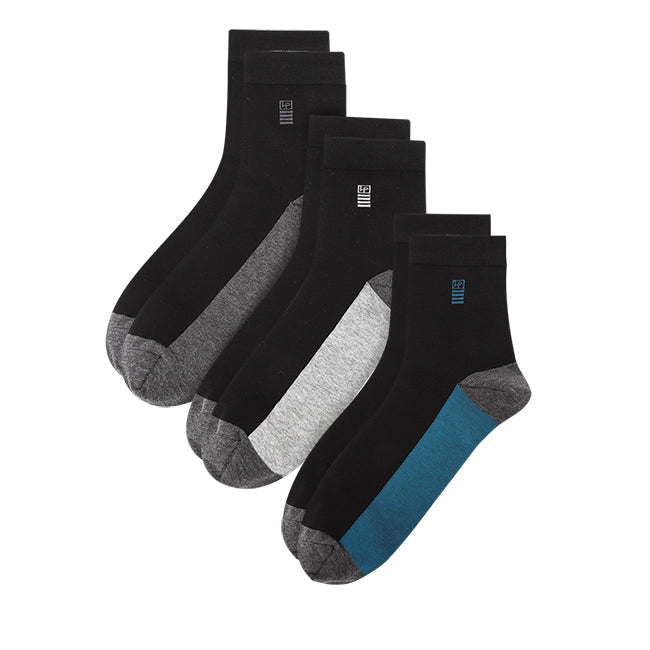 Crew Otis M Qua Socks In Gy/Nv/Dg