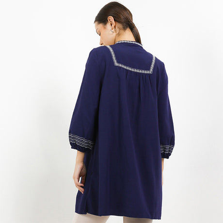 Linen Libira In Navy