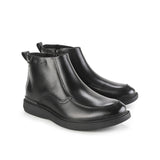 Alpha Zip Boots In Black