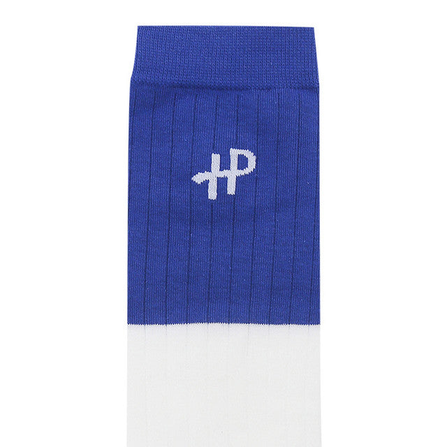 Tobias M Crew Socks In Blue