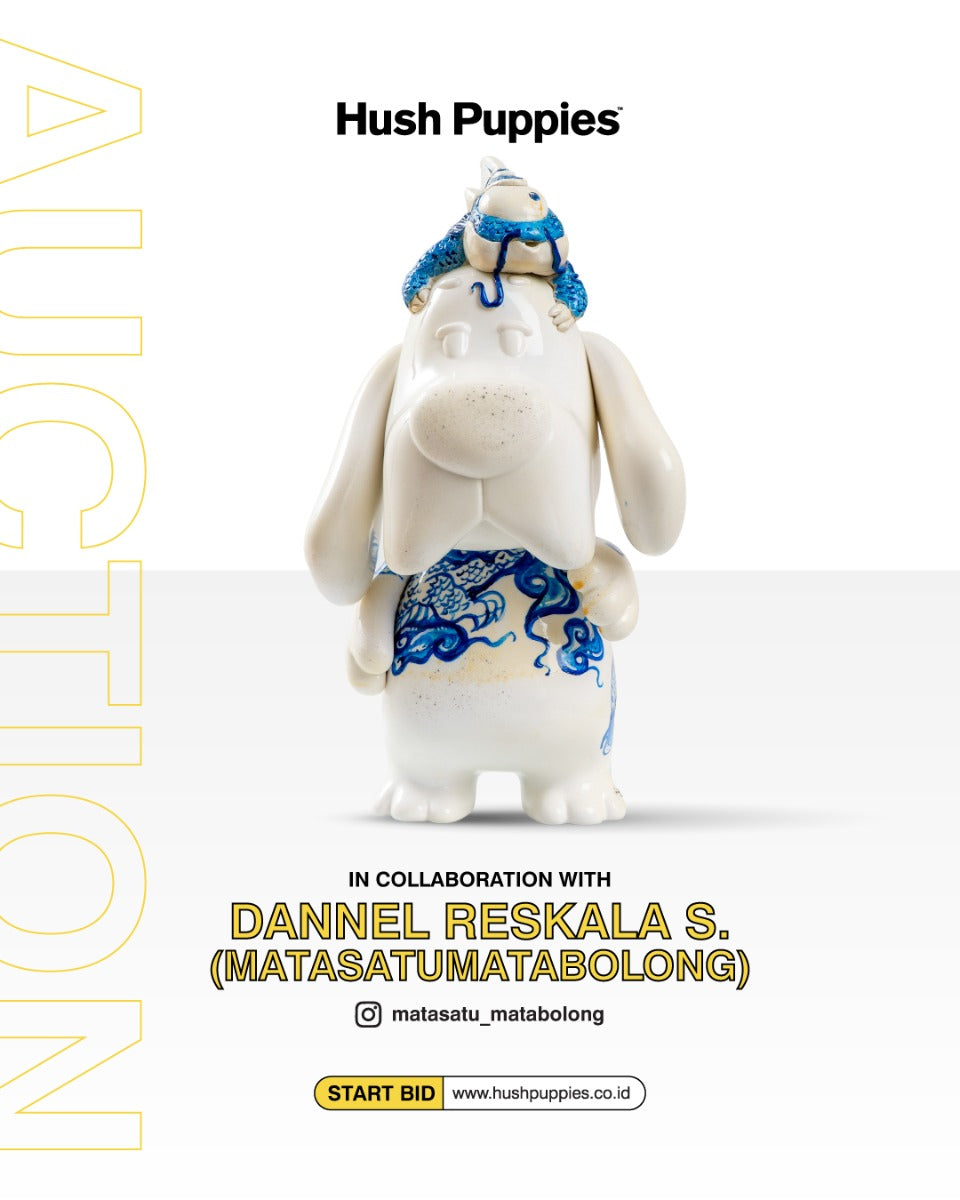 Hush Puppies × Matasatu – Blue Porcelain Edition