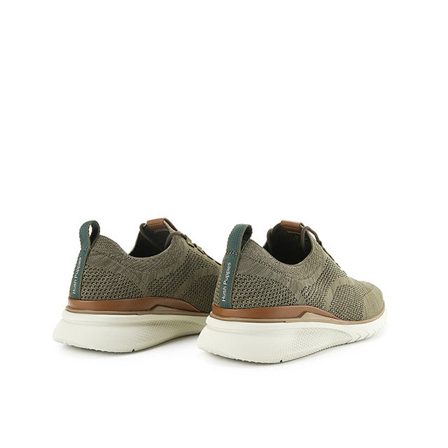Lace Up Advance Knit Laceup In Dark Olive Knit