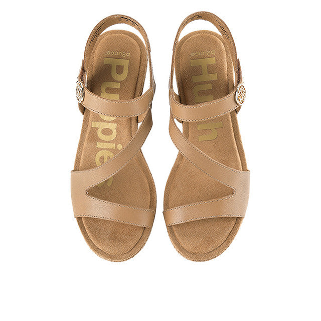 Sling Back Willow Slingback In Tan Leather