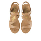 Sling Back Willow Slingback In Tan Leather