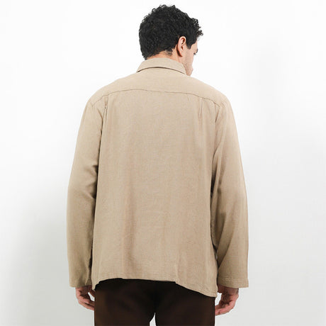 Linen Kimoto In Khaki