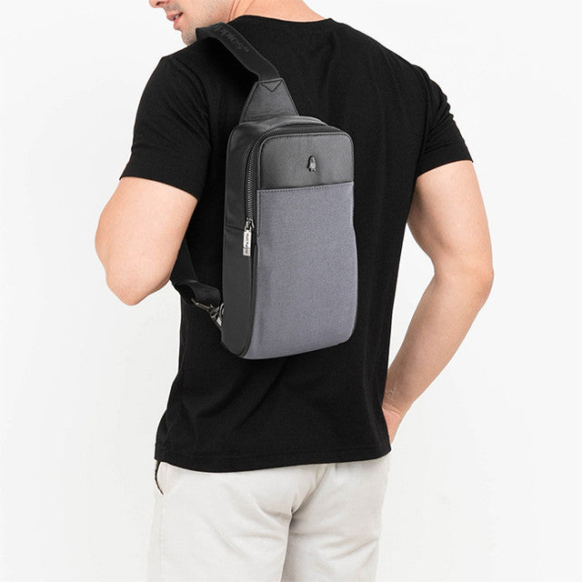 Kristo Chest Bag In Grey
