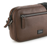 Fugol Clutch/Messenger Bag In Dark Brown