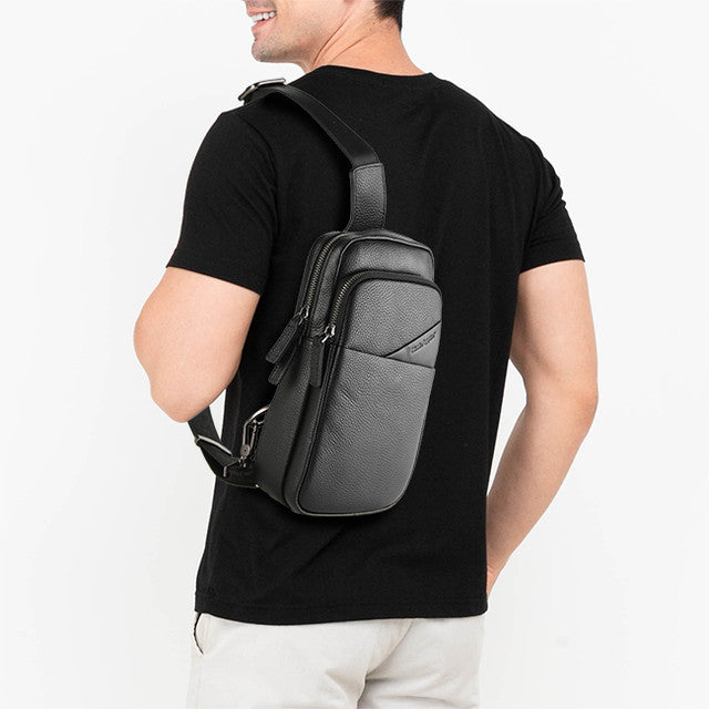 Farid Chest Bag In Black
