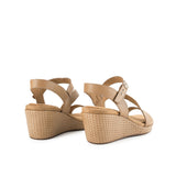 Sling Back Willow Slingback In Tan Leather