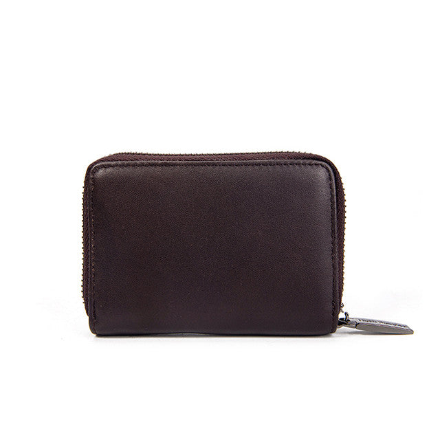 Noriko Card Holder In Dark Brown