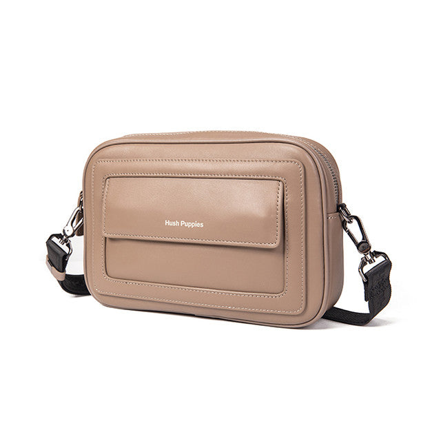 Moon Clutch/Messenger Bag In Taupe