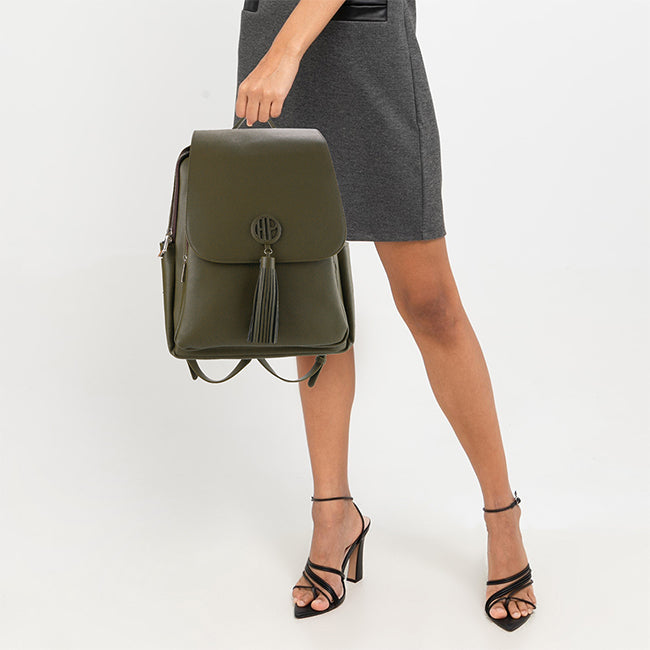 Bernette Backpack (L) In Olive