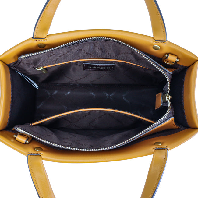 Hand Bag Fuji Top Handle L In Camel