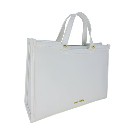 Adelina Top Handle (M) In White
