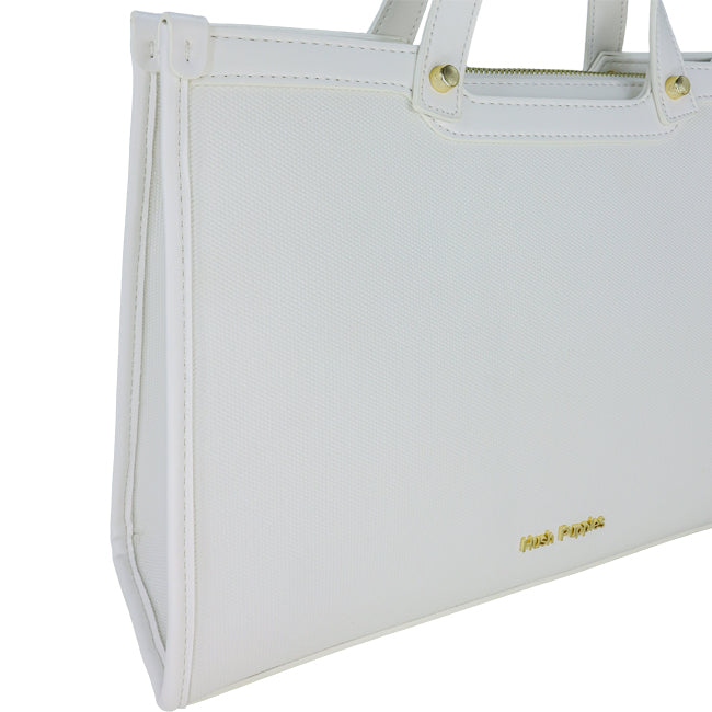 Adelina Top Handle (M) In White