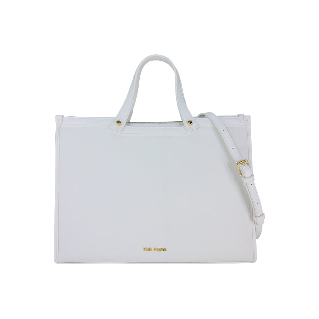 Adelina Top Handle (L) In White