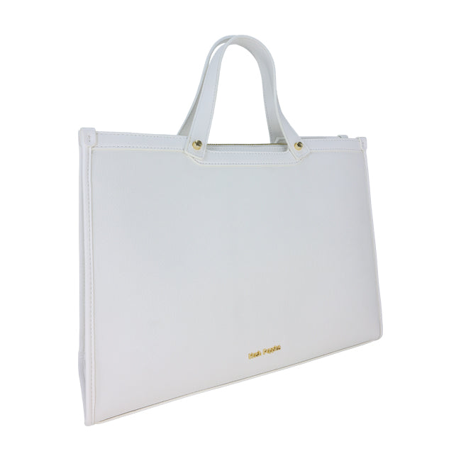 Adelina Top Handle (L) In White