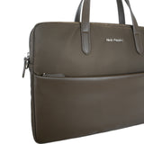 Worked Satchel In Dark Brown