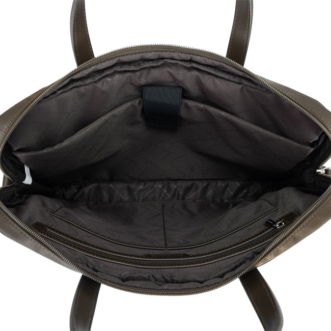 Worked Satchel In Dark Brown