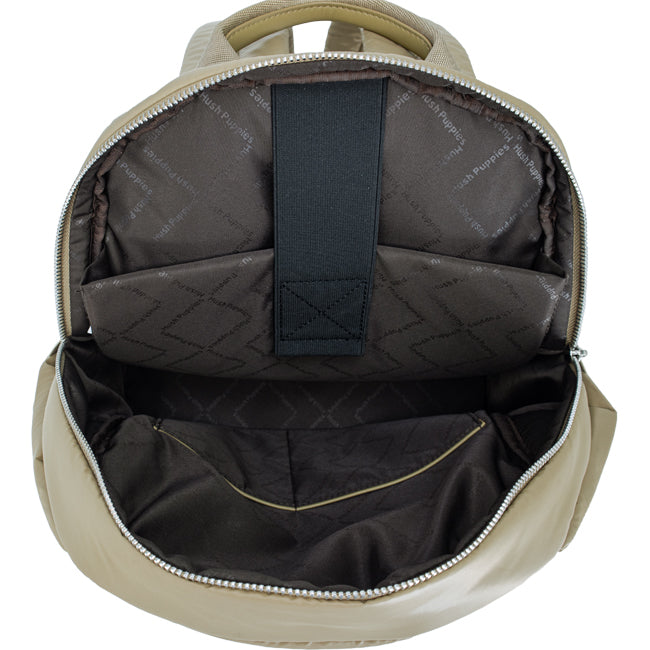 Puffy Backpack In Taupe