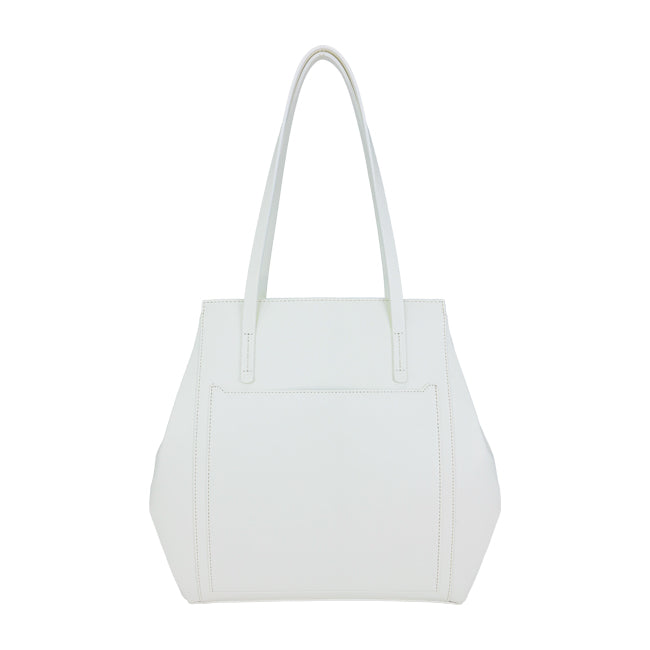 Coreen Satchel L In White