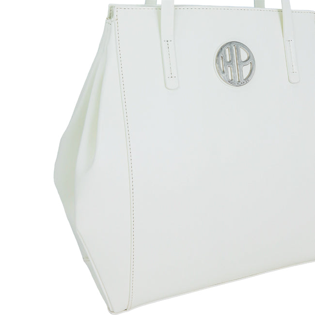 Coreen Satchel L In White