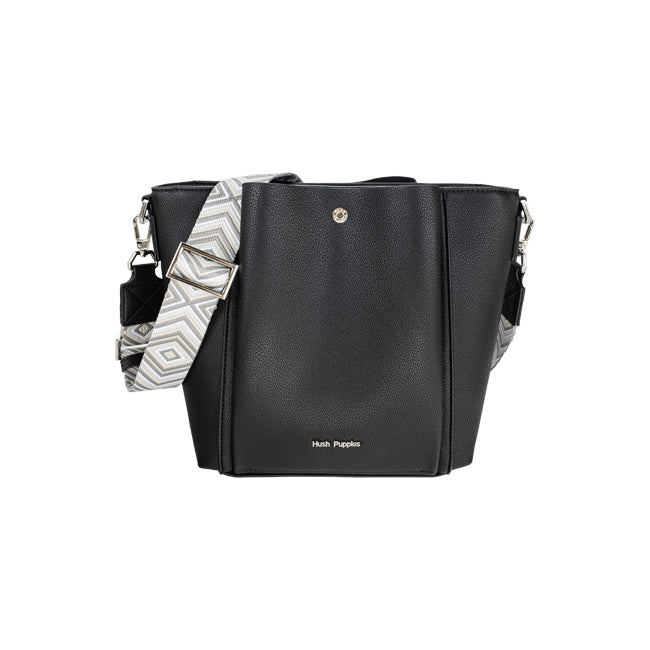 Frances Ii Satchel (M) In Black – Hush Puppies Indonesia