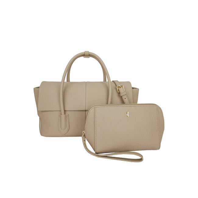 Hailey Satchel (S) In Beige