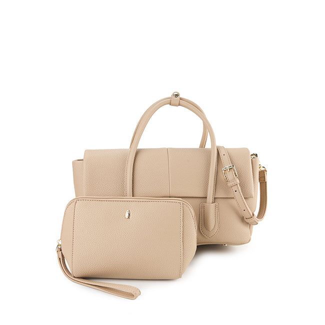 Hailey Satchel (S) In Beige