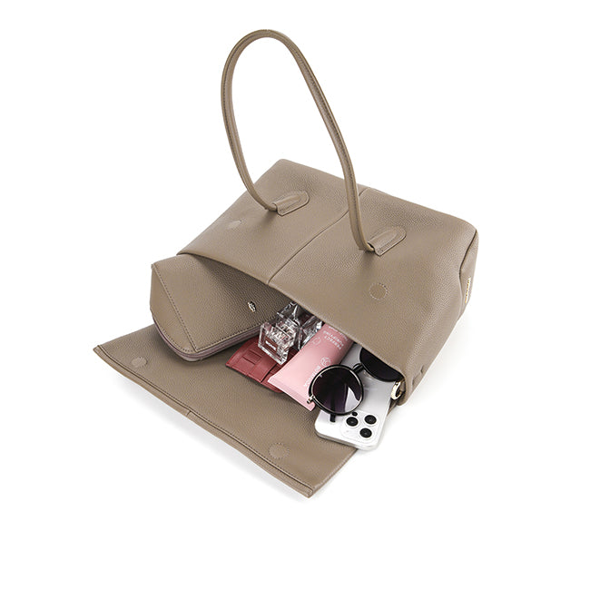 Hailey Satchel (M) In Taupe