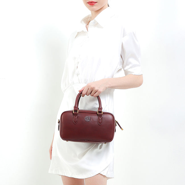 Claire Satchel In Maroon