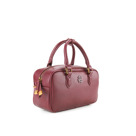 Claire Satchel In Maroon