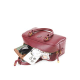Claire Satchel In Maroon