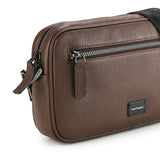 Fugol Clutch/Messenger Bag In Dark Brown