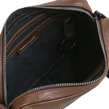 Fugol Clutch/Messenger Bag In Dark Brown
