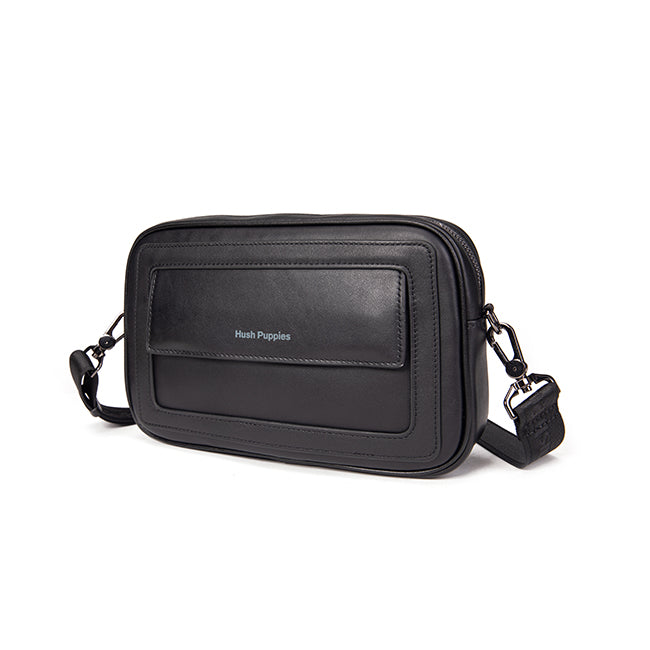 Moon Clutch/Messenger Bag In Black